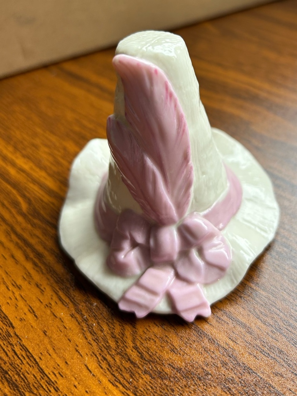 Royal Worcester Hat Candle Snuffer Figurine
